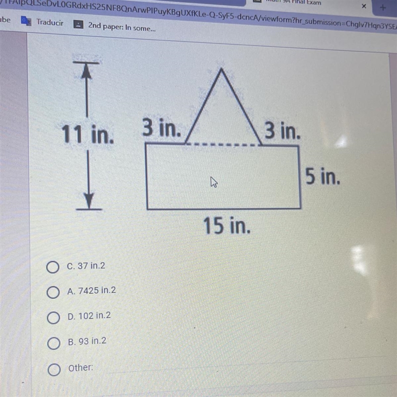 What is the area of the figure?-example-1