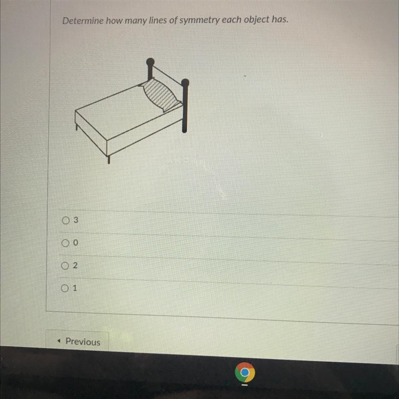 Determine how many lines of symmetry each object has-example-1