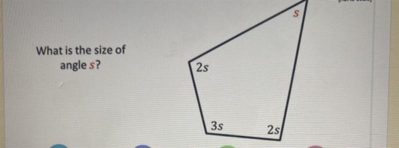 What is the size of angle s !!-example-1