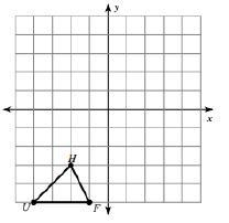 Rotate point H 90 degrees counterclockwise about the origin. What is the algebraic-example-1