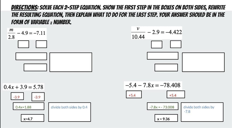 Two easy seventh grade problems, please help !-example-1