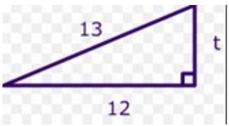 Solve for t. If the answer is a decimal, round to the nearest tenth. Asking again-example-1