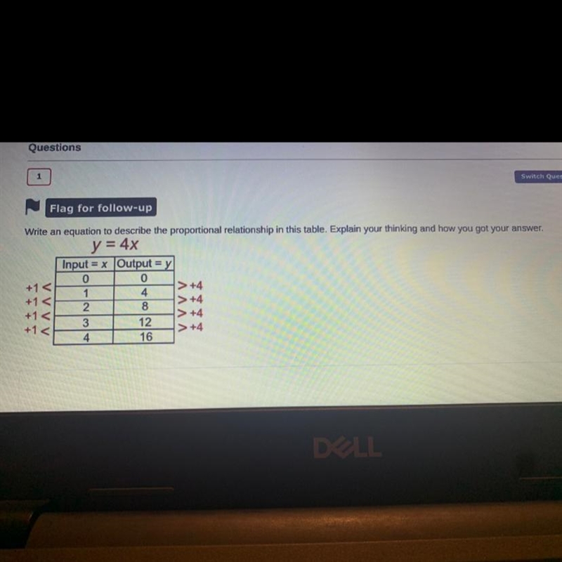 Write an equation to describe the proportional relationship in this table. Explain-example-1