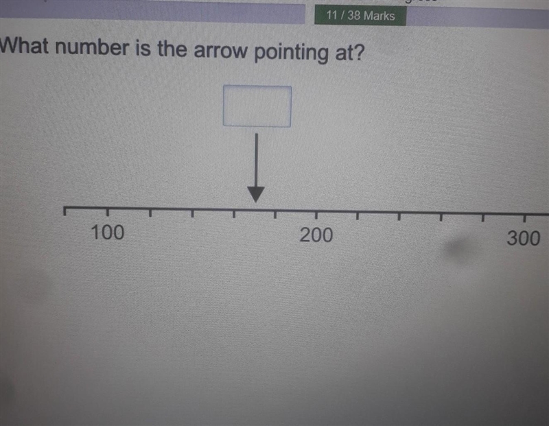 What number is the arrow pointing at??​-example-1