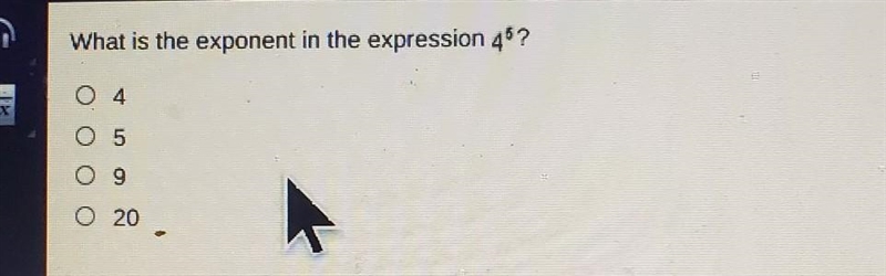 Wat is the exponent in the expression 4*?​-example-1