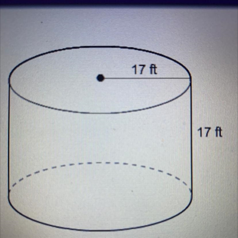 What is the surface area of the cylinder? •9377 ft2 •5787 ft2 •1,156 ft2 •2891 ft-example-1