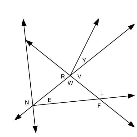 Name the angle pairs that are vertical angles. Select all angle pairs that are vertical-example-1