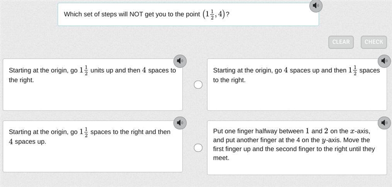 Which set of steps will NOT get you to the point (112,4)?-example-1