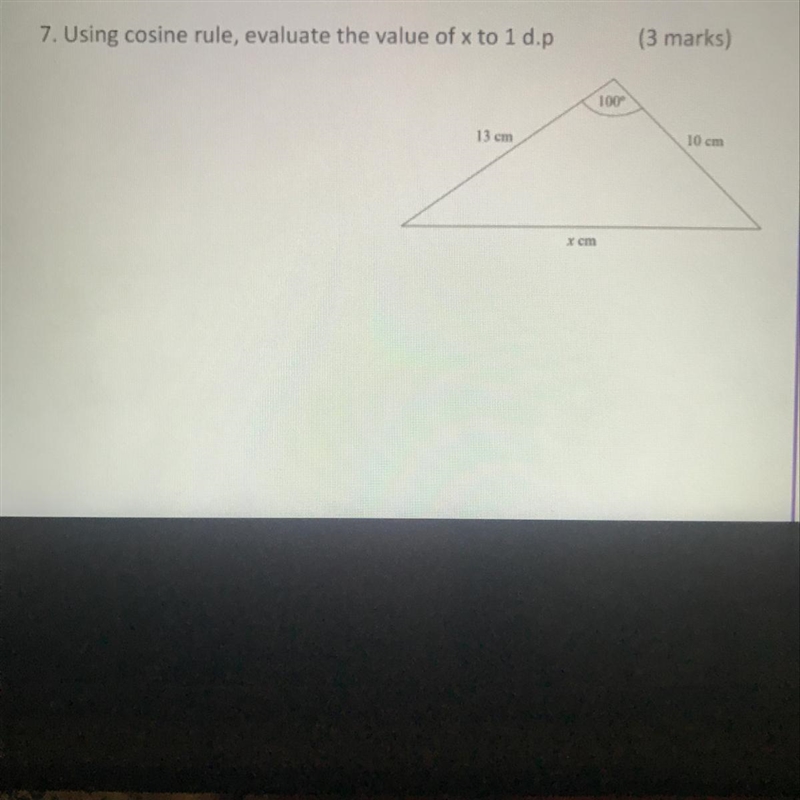 Evaluate the value of x to 1 d.p Thank you-example-1