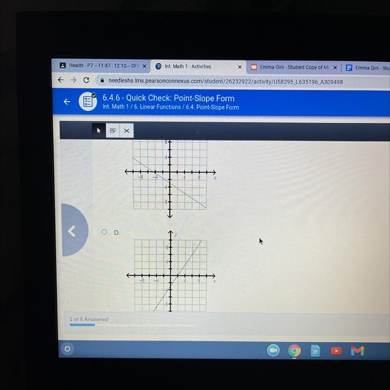 ASAP PLEASE!!! Graph the equation. y-3 = -x + 4)-example-1