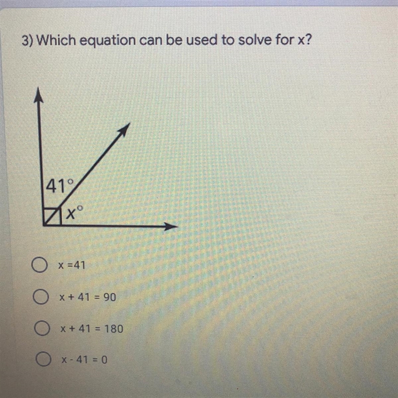 Which equation can be used to solve for x-example-1