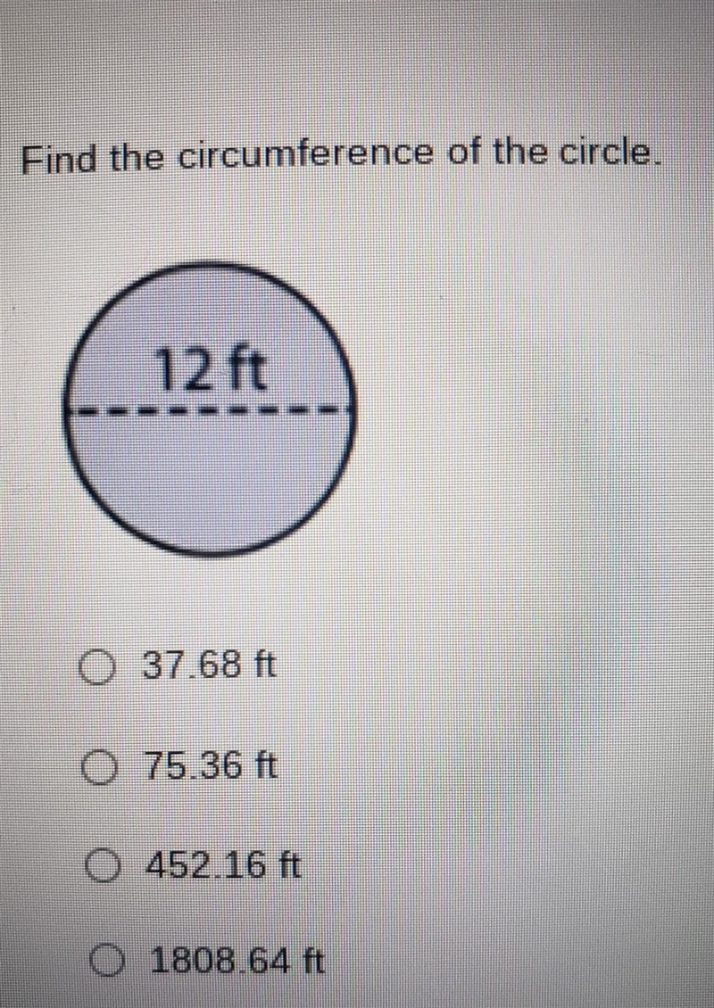 Find the circumference of the circle.​-example-1