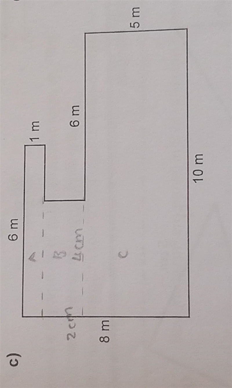 Can you find the area of this shape?​-example-1