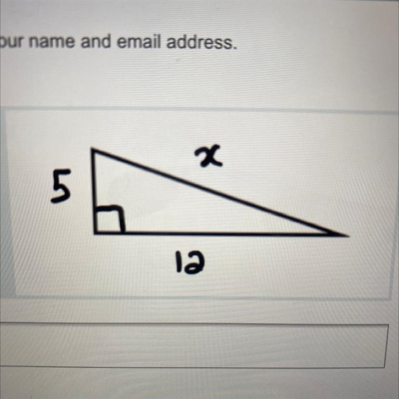 Find the hypotenuse. (4 Points)-example-1