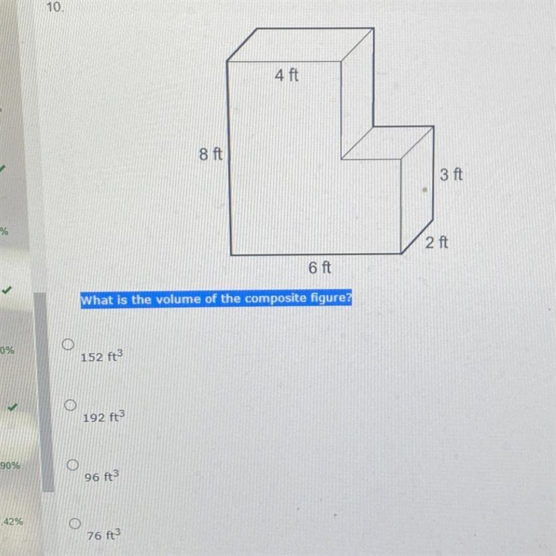 HELP WHAT IS THE AREA OF THE COMPOSITE FIGURE-example-1