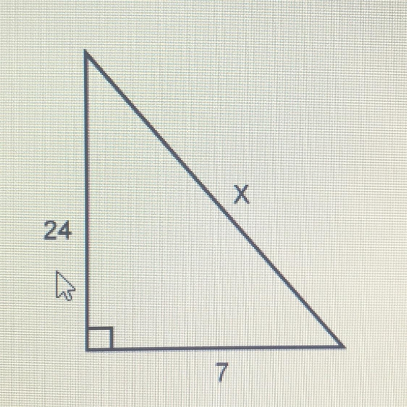 PLEASE ANSWER THISSSSSSSSS OMG ORPWLFKFKEOD What is the value of x? х Enter your answer-example-1