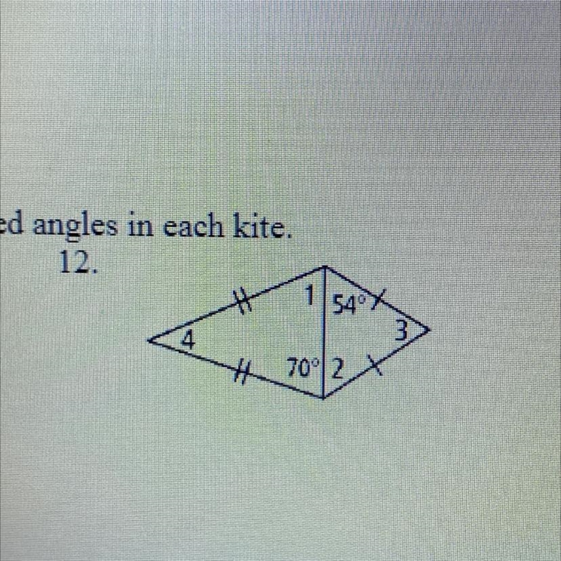 ANOTHER ONE!!! WHOEVER SLOVES THIS IS A LIFESAVER <3 Find the measures of the numbered-example-1