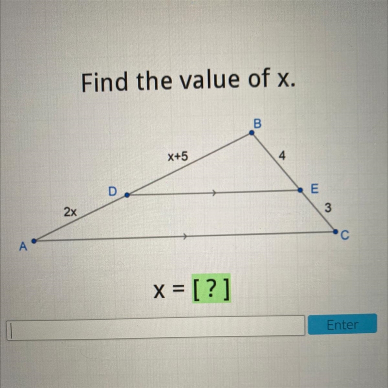 Find the value of x x=-example-1