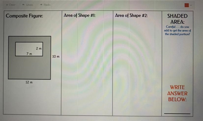 Plz only find the shaded area only I would appreciate if you did this on paper and-example-1