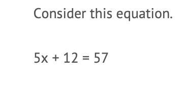 Which value of x is a solution for the given equation? A) 5 B) 7 C) 9 D) 13 2) Which-example-1