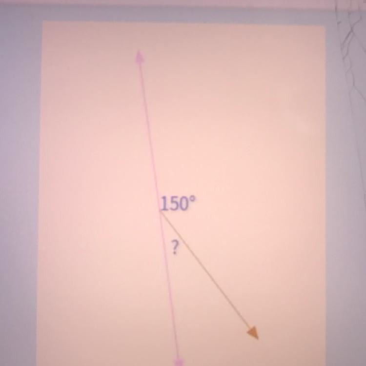 What is the value of the missing angle ?-example-1