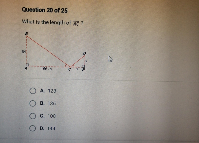 What is the length of AC? Geometry, see attachment.-example-1