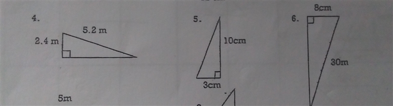 Mhanifa please help! Find the length of the missing side in the following examples-example-1