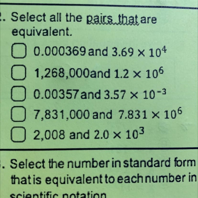 Select all the pairs that are equivalent. Someone please help me. The question is-example-1