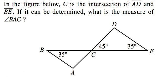 Review the diagram below. Apply the properties of angles to solve for the missing-example-1