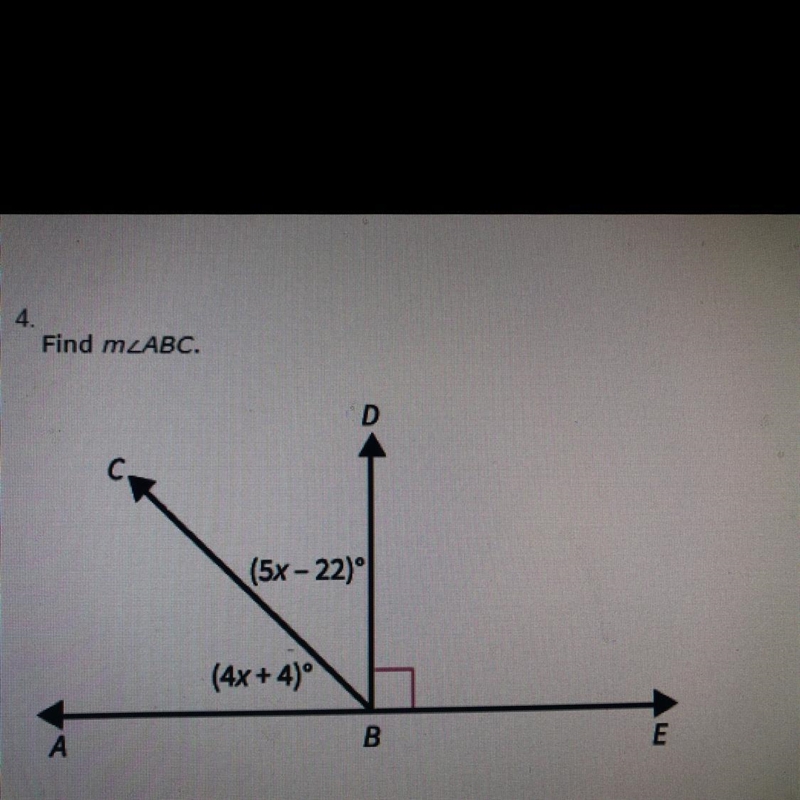 Find m A.)38 B.)22 C.)52 D.)12-example-1