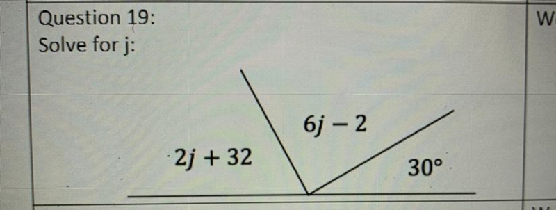 Solve for j PLEASE SHOW WORK IF YOU CAN-example-1