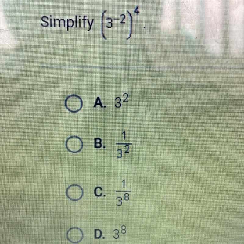 Simplify this equation (3-2)4-example-1