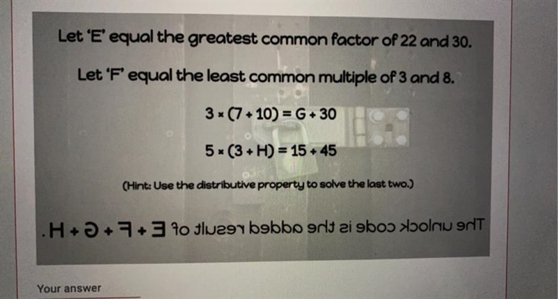 PLEASE HELP! Find code (answer)-example-1