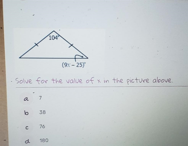 Solve for the value of x ​-example-1