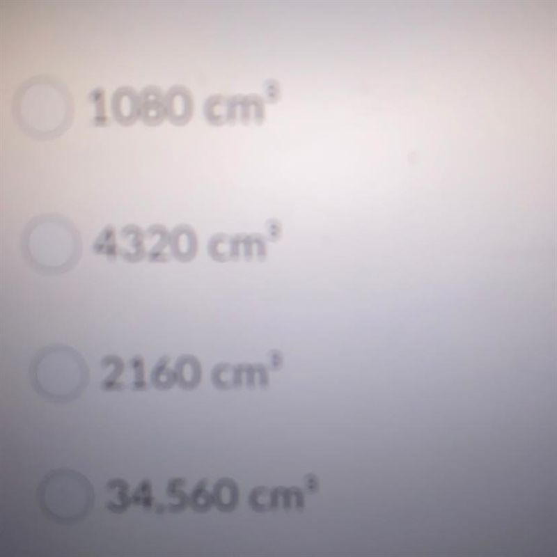 Prism A is similar to Prism B. The volume of Prism A is 540 cm. What is the volume-example-1