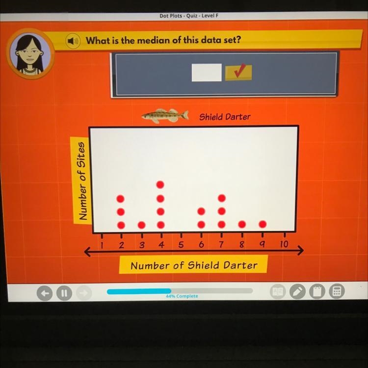 What is the median of this data set?-example-1