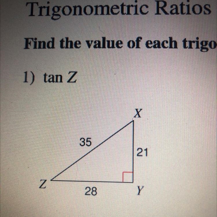 How to find the trigonometric ratio-example-1