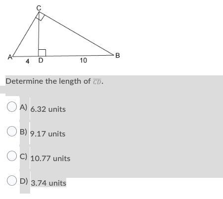 PLEASE CAN ANYBODY HELP ME ON THIS????? Determine the length of CD (no links as answers-example-1