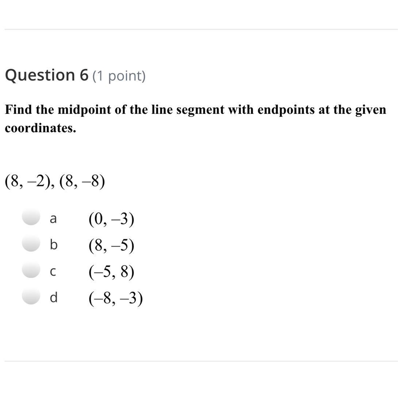 PLEASSE HELP!!! find the midpoint-example-1