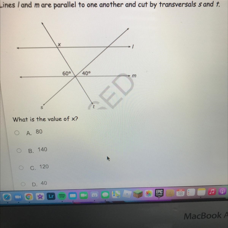 What is the value of x? Pls hurry!!!-example-1