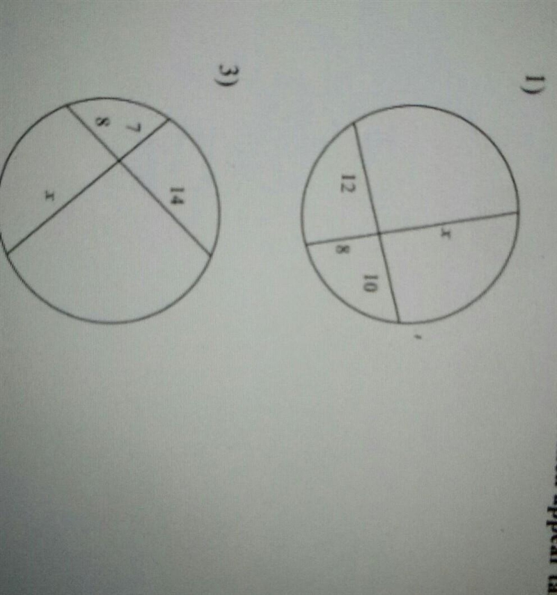 Solve for X. Assume that lines which appear tangent are tangent​-example-1