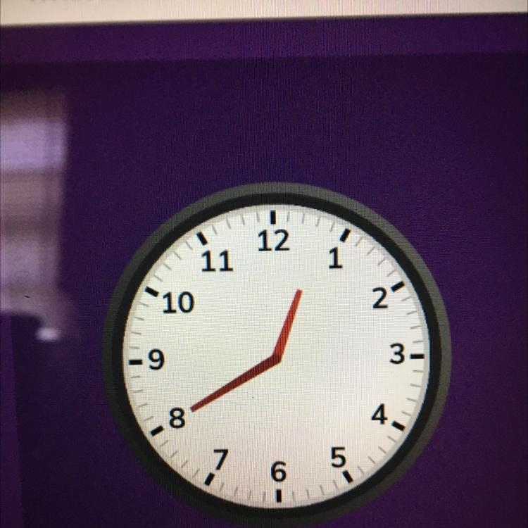 What time is shown on the clock?-example-1