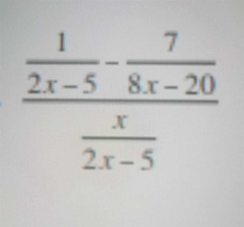 I need to simplify the complex fraction.​-example-1