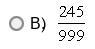 Choose the fraction that is equal to:-example-1