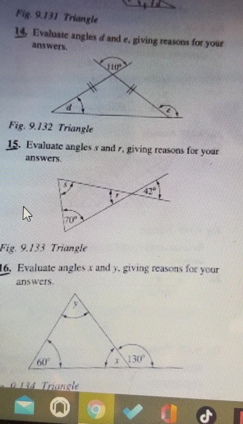 Can you plzz help me. Evaluate the angles and give reasons for your answer.​-example-1