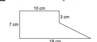 What is the area of the figure below? * ···-example-1