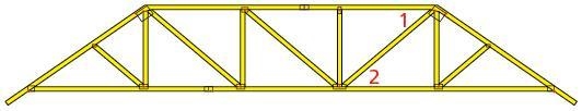 The figure shows a truss used in the construction of a building. The measure of ∠1 is-example-1