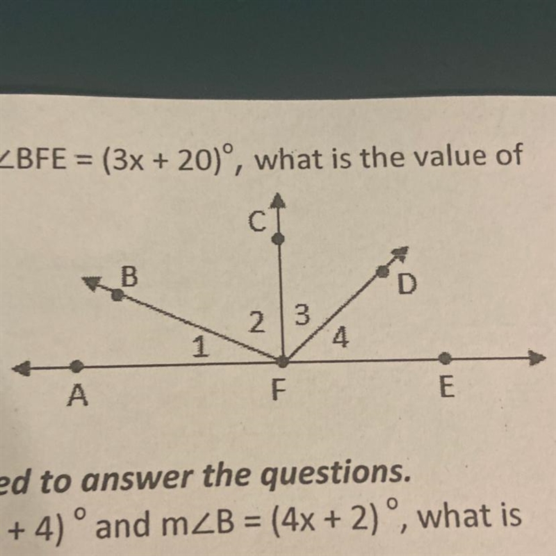 + In the figure below, if m<1 = (x + 16)° and m The < sign is angle-example-1