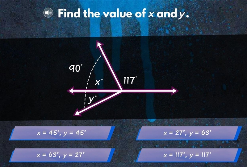 Find the Value of x and y. Iready-example-1