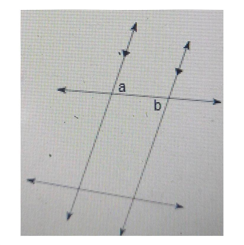 Angles Relations PLEASE HELP!! A. complementary B. Alternate exterior C. alternate-example-1